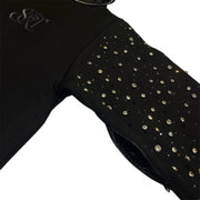 SECRET STARLIGHT ZIP HOODIE BLACK