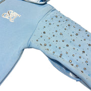 SECRET STARLIGHT ZIP HOODIE ICEBLUE