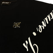 SECRET WAFFLE KNIT BLACK