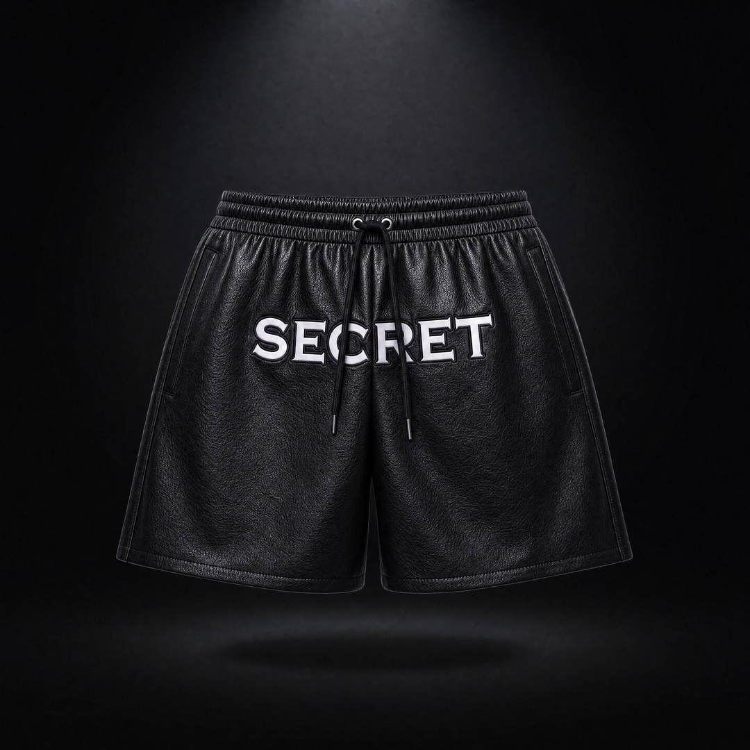 SECRET LEATHER SHORTS